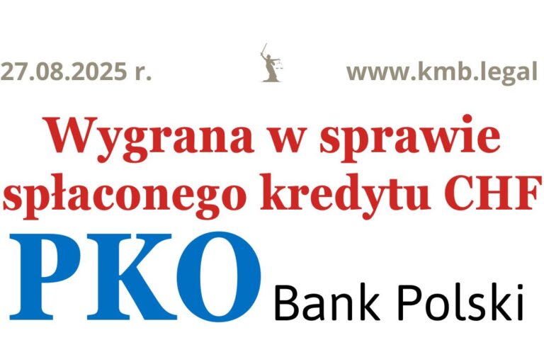 Wygrana z PKO BP